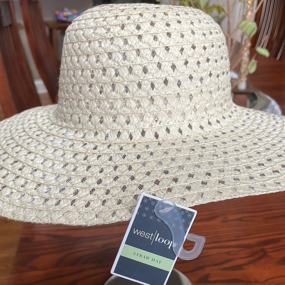 West Loop Straw Hat Sun Hat New With Tags - Picture 5 of 10